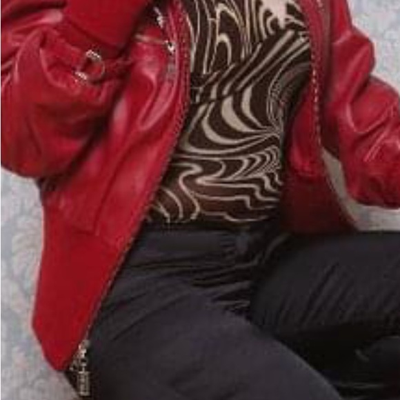 Gianni Versace Red Jacket for women. - Picture 4 of 7